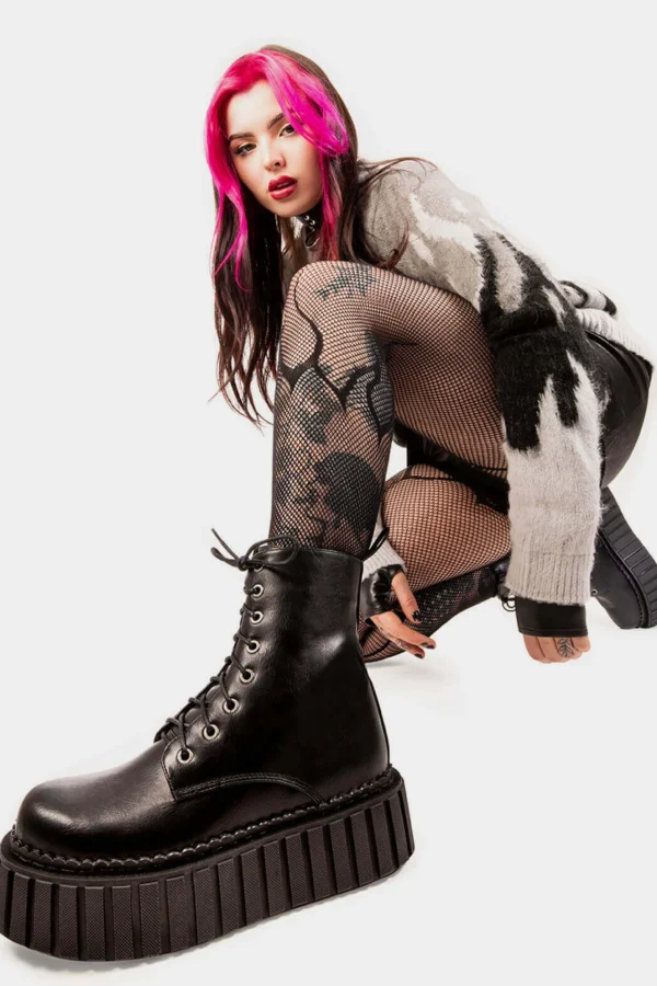 Lamoda Creepers | Creepers Boots^Stormz Chunky Ankle Creeper Boots