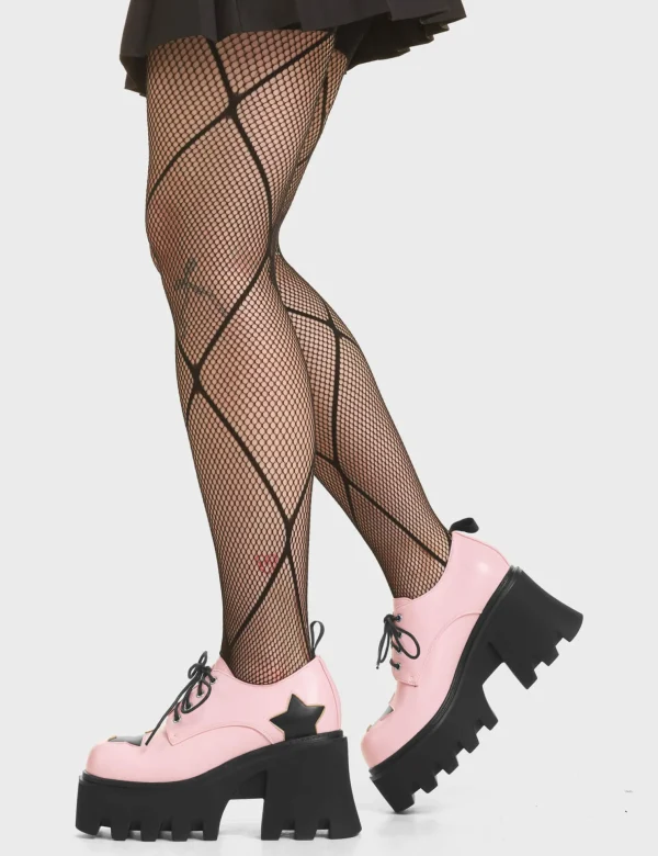 Lamoda Colourful | Pink^Swear Jar Chunky Platform Shoes