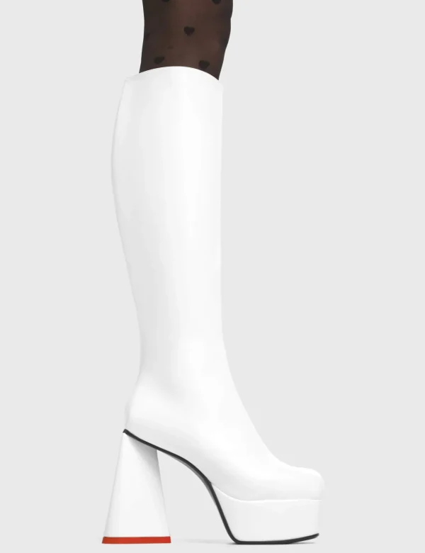 Lamoda Colourful | Hearts^Sweet Talker Platform Knee High Boots