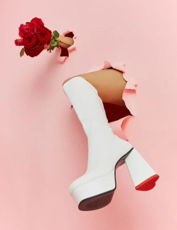 Lamoda Colourful | Hearts^Sweet Talker Platform Knee High Boots