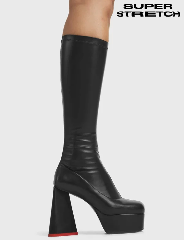 Lamoda Wide Calf | Super Stretch^Sweet Talker Super Stretch Platform Knee High Boots