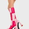 Lamoda Colourful | Pink^Sweet Tooth Platform Knee High Boots