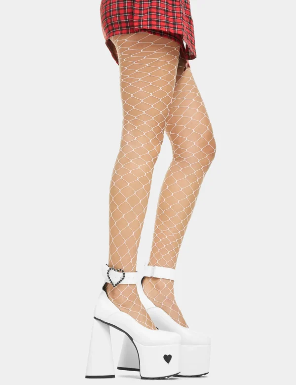 Lamoda Colourful^Taking Chances Fishnet Tights