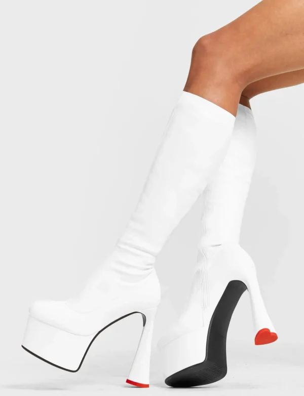 Lamoda Colourful | Hearts^Talk Platform Knee High Boots