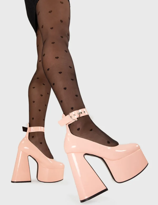 Lamoda Colourful | Pink^Those Days Platform Heels