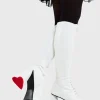 Lamoda Colourful | Hearts^Too Cute Platform Knee High Boots
