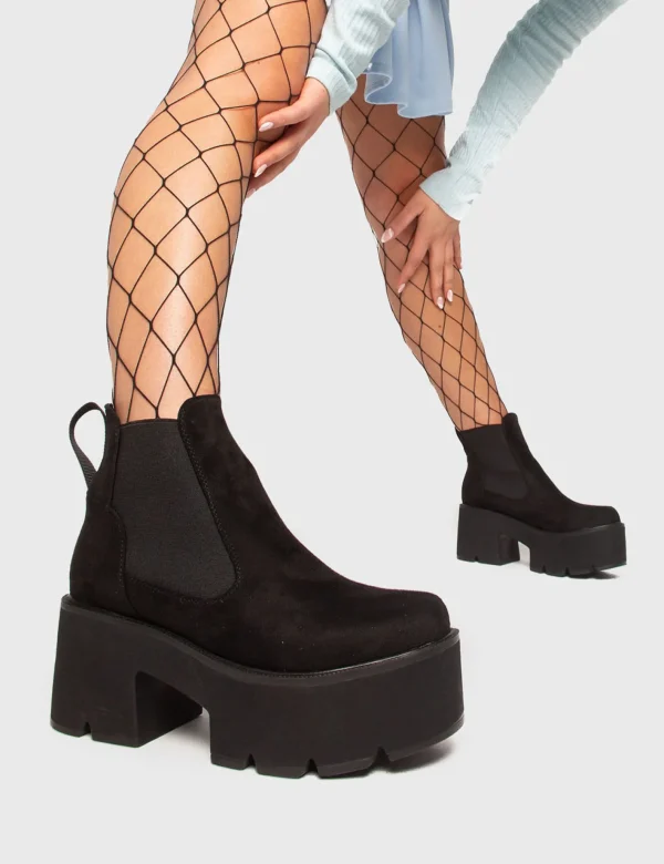 Lamoda Platform Boots | Chunky Boots^Tough Love Chunky Platform Ankle Boots