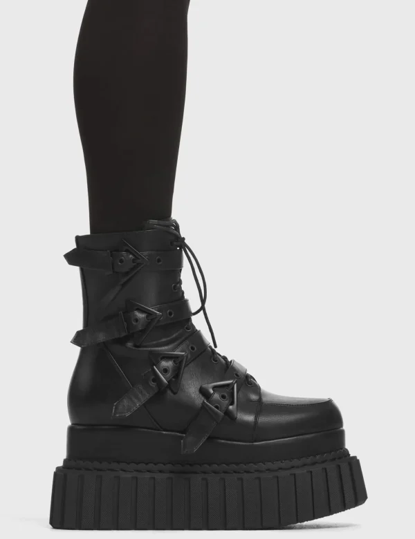 Lamoda Creepers | Creepers Boots^Unstable Chunky Ankle Creeper Boots