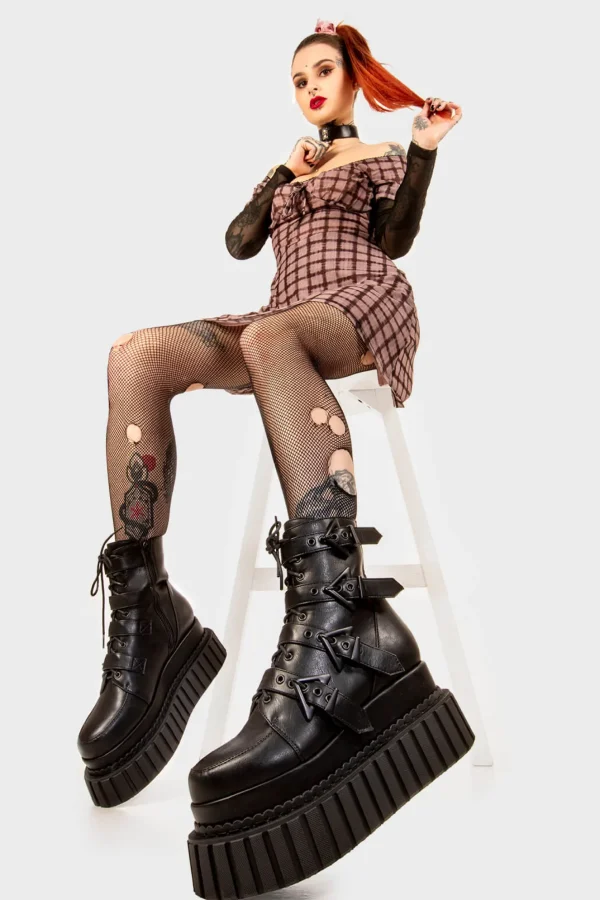 Lamoda Creepers | Creepers Boots^Unstable Chunky Ankle Creeper Boots