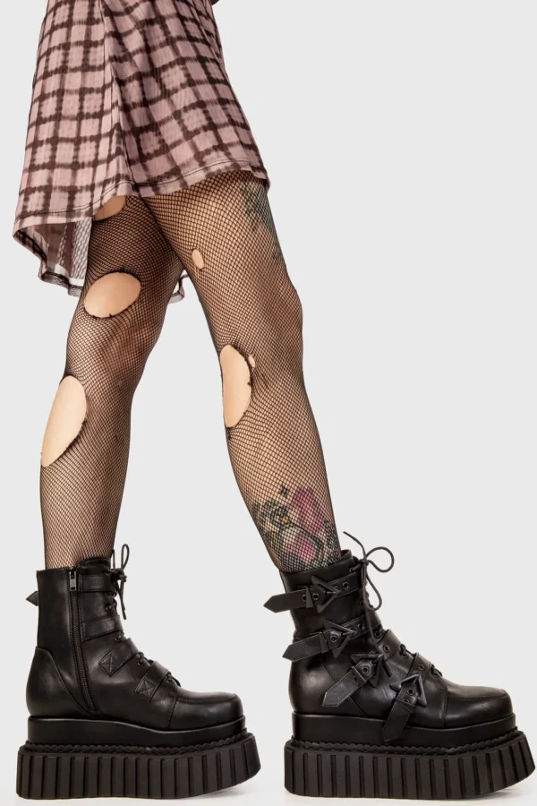 Lamoda Creepers | Creepers Boots^Unstable Chunky Ankle Creeper Boots