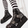 Lamoda Spikes | Skulls^Virtual Insanity Chunky Ankle Creeper Boots