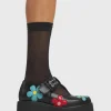 Lamoda Mary Janes^Watch Me Chunky Mary Jane Shoes Flower