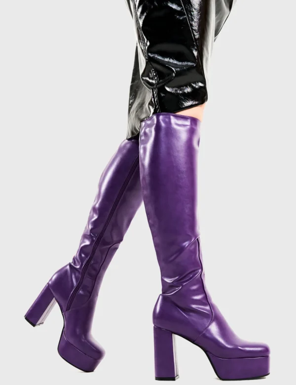 Lamoda Colourful | Platform Boots^Whatta Showdown Platform Knee High Boots