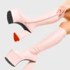 Lamoda Colourful | Pink^Wild Child Platform Knee High Boots
