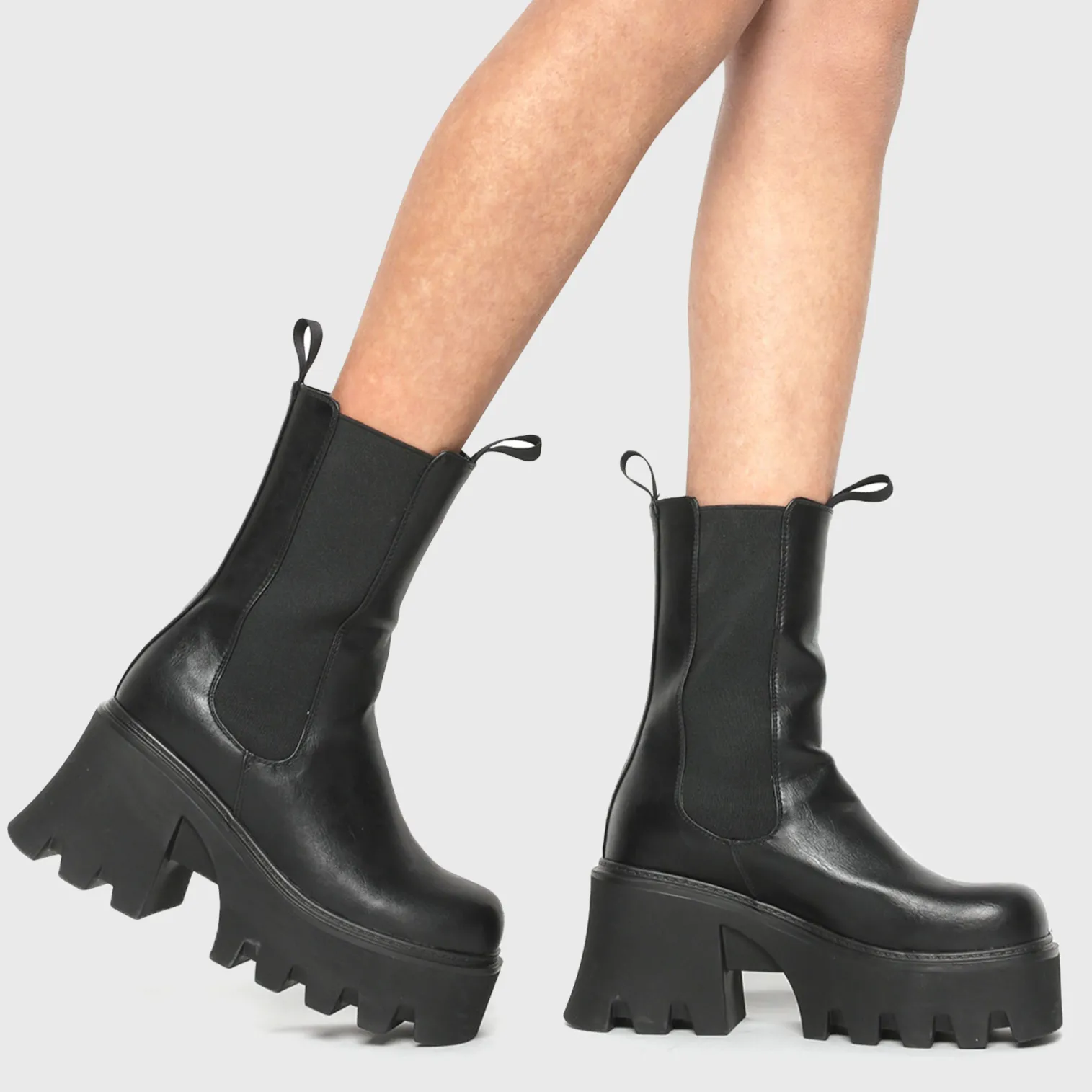 wipe_out_chunky_platform__4.webp Lamoda Platform Boots | Chunky Boots^Wipe Out Chunky Platform Ankle Boots